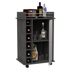Bar Dukaty, Gris, con rodachines para su fácil desplazamiento ZF