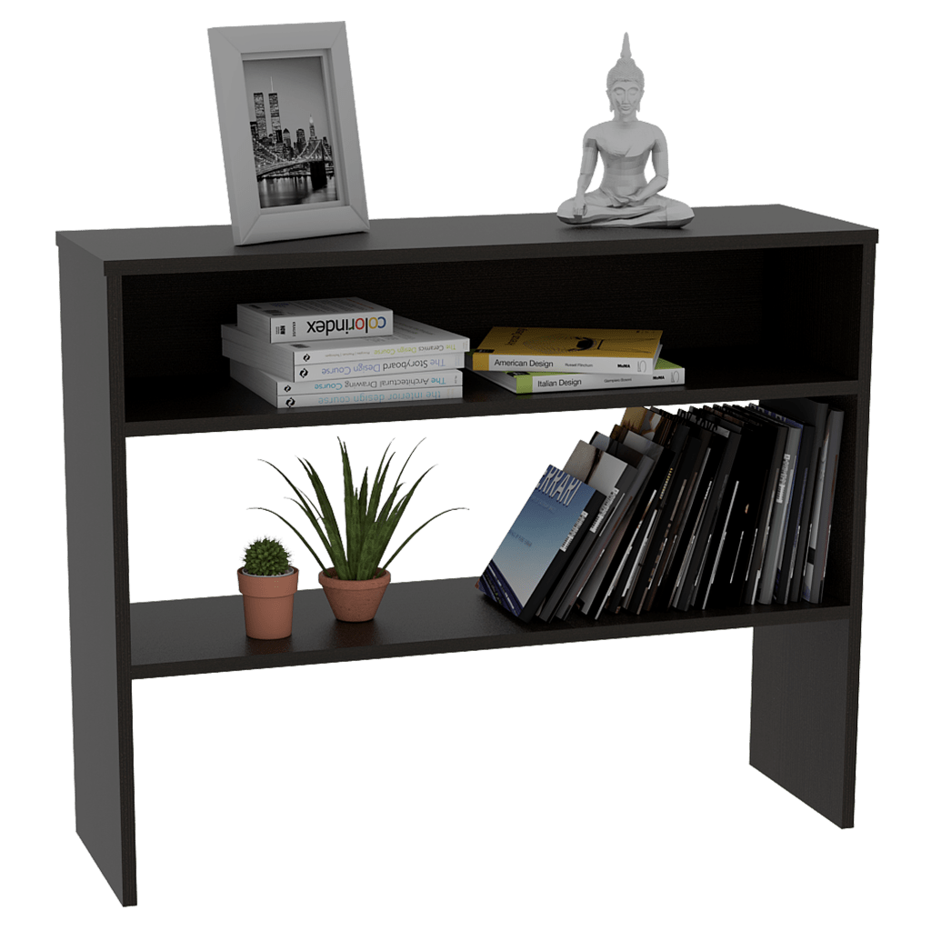 Mueble Recibidor Mesa Auxiliar 95 cm en MDP 3 cajones Blanco - VIRTUAL  MUEBLES