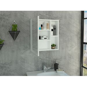 Mueble Auxiliar de Baño Ibis, Blanco, con Dos Puertas Batientes ZF -  VIRTUAL MUEBLES