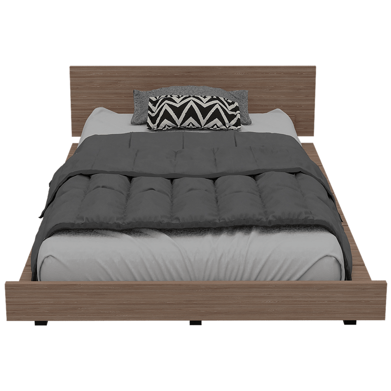 Cama semi doble wesley, cobre, 120 incluye tendido de tablones