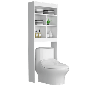 Gabinete de Baño Babel, Blanco, amplios espacios para colocar objetos decorativos