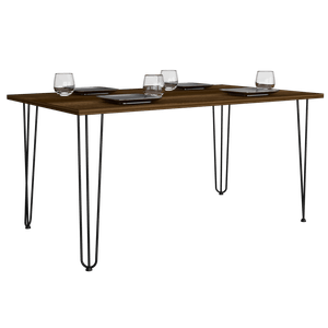 Comedor Lara, Cobre, con amplia superficie