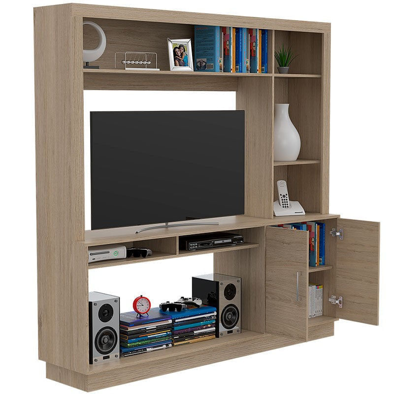 Mesa Para Tv Ascher, Blanco Duqueza, con Espacio Para Televisor de Has -  VIRTUAL MUEBLES