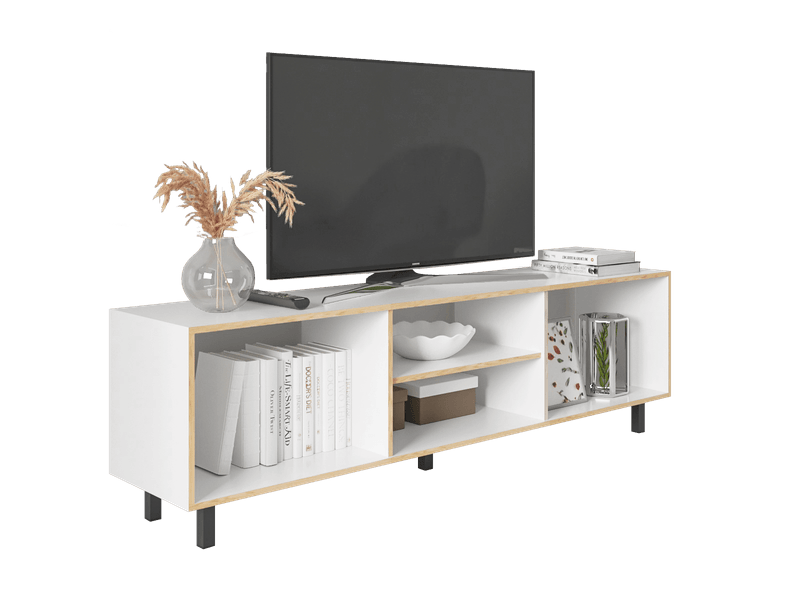 Mesa Para Tv Tunez Blanco Duqueza Para Televisor Hasta 70 Pulgadas -  VIRTUAL MUEBLES