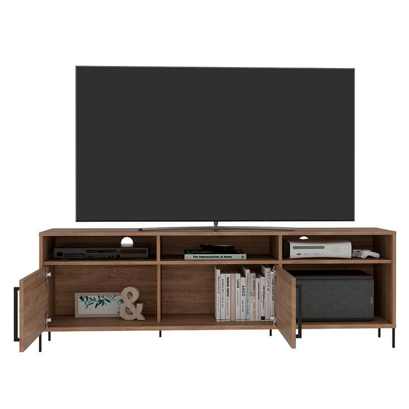 Mesa Para Tv Ascher, Blanco Duqueza, con Espacio Para Televisor de Has -  VIRTUAL MUEBLES