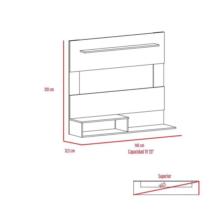 Combo Cocina Doha Mueble Auxiliar Y Alacena - Privilegios Juriscoop