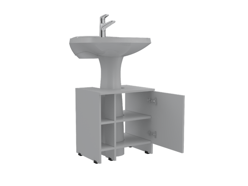 Combo para Baño Samoa, Incluye Mueble Lavamanos y Gabinete