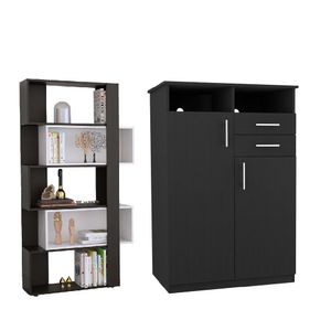 Combo Dormitorio Liam, Biblioteca + Closet
