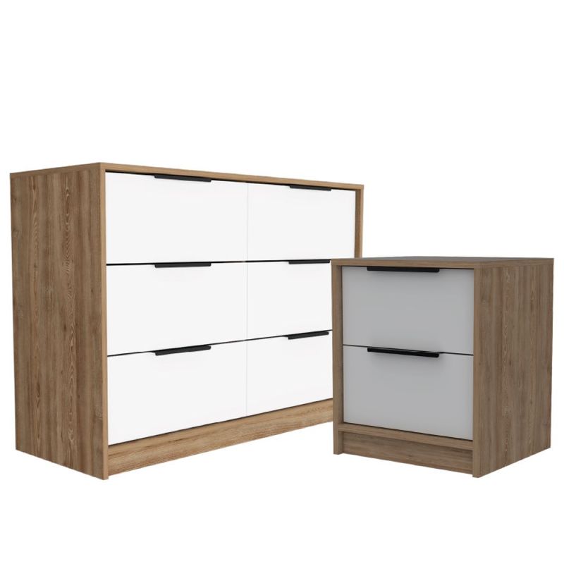 Combo adhara para habitación, incluye closet y mesa de noche