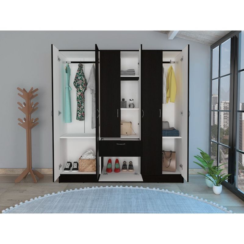 Combo adhara para habitación, incluye closet y mesa de noche