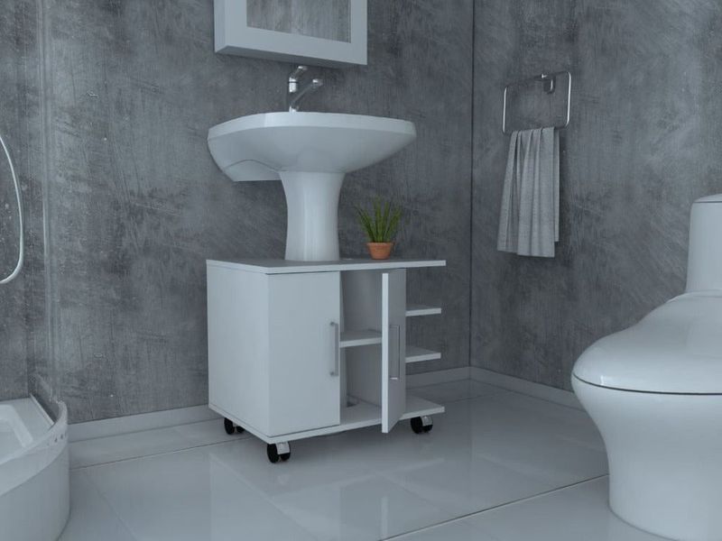 Combo Organizador Baño (1 Gabinte Baño + 1 Organizador Ducha + 1