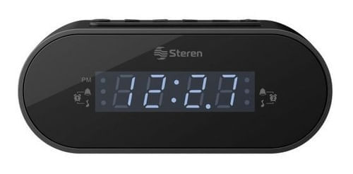 Radio Reloj Despertador Digital Fm Steren Clk-240 - Privilegios Juriscoop