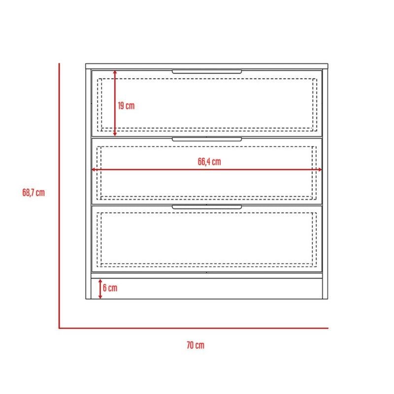 Combo para Habitación Noruega, Incluye Organizador y Closet - VIRTUAL  MUEBLES