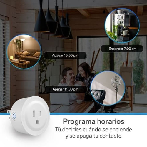 Toma Corriente Sencillo Inteligente Smart Wifi Steren