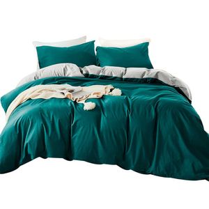 Duvet Bicolor Aguamarina / Gris Plata