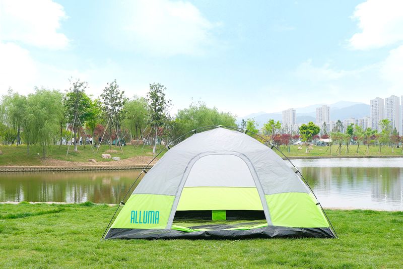 Carpa Camping Para 6 Personas Con Sobrecarpa Acampar Alluma - 2020