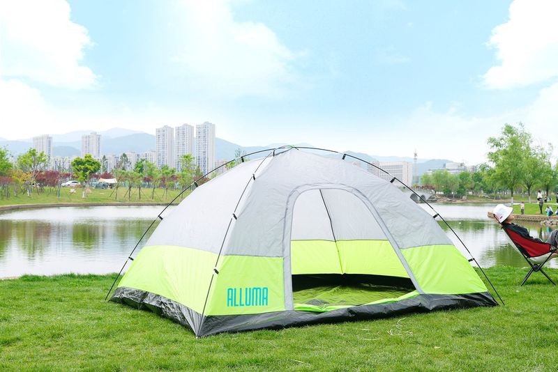 Carpa Camping Para 6 Personas Con Sobrecarpa Acampar Alluma - Privilegios  Juriscoop