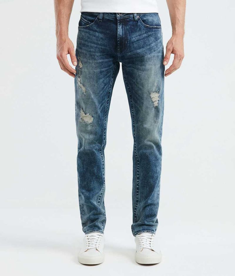 Pantalon Jeans Regular Fit Lee Hombre 670 Azul