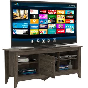 Mesa para TV Sarume, Chocolate, con puerta 65