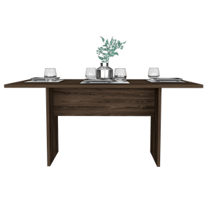 Comedor Ascher, Chocolate, para cuatro puestos