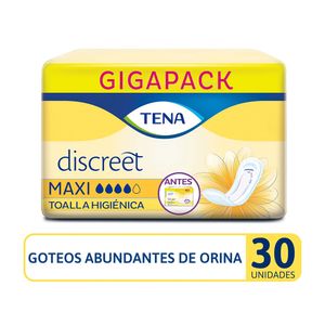 Toallas Higienicas Tena Discreet Maxi X 30Und