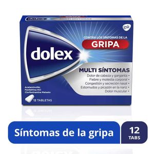 Dolex Gripa 500mg Caja X 12 Tabletas