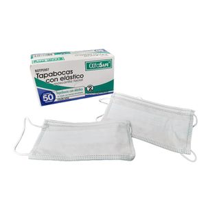 Tapabocas Alfasafe Azul Con Elastico X 50Und