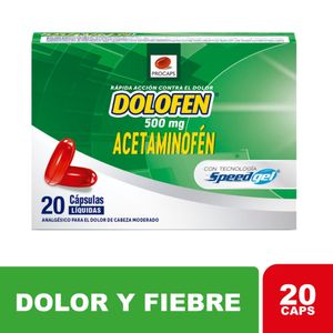 Dolofen 500mg X 20 Capsulas