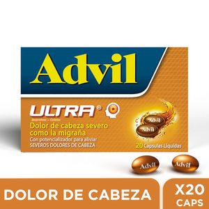 Advil Ultra Caja X 20 Capsulas Liquidas