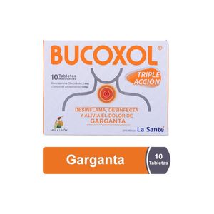 Bucoxol Triple Accion Miel Limon X 10 Tabletas