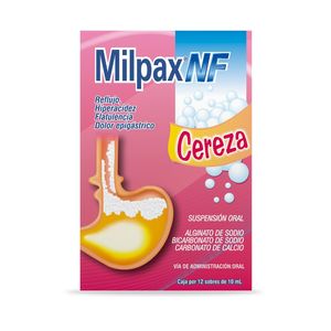 Milpax Nf Suspension Oral Cereza X 12 Sobres