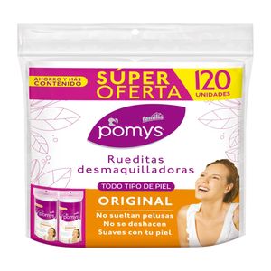 Oferta Rueditas Desmaquilladoras Pomys Original 2 X 60Und