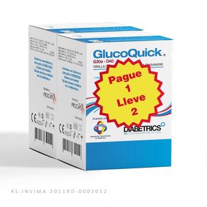 Oferta Tiras Reactivas Glucoquick X 25Und Pague 1 Lleve 2
