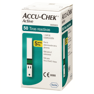Tiras Reactivas Accu-Chek Active X 50Und
