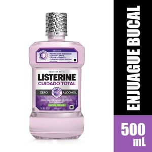 Enjuague Bucal Listerine Cuidado Total Zero X 500Ml