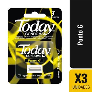 Condon Today Lubricado Punto-G X 3Und