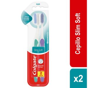 Cepillo Dental Colgate Slim Soft Suave X 2Und