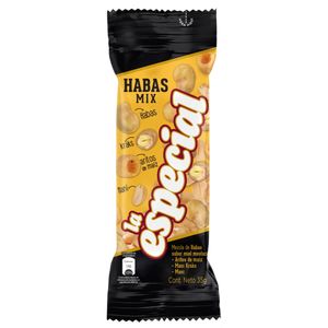 Mezcla La Especial Habas + Mani + Maiz + Kraks X 35G