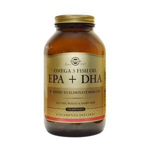Omega 3 Fish Oil Epa +Dha Solgar X 120 Capsulas