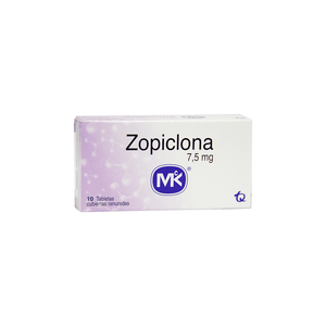 Zopiclona Mk 7.5Mg Caja X 10 Tabletas