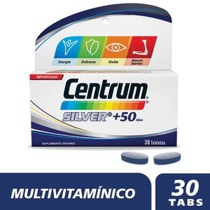 Centrum Silver + 50 Años X 30 Tabletas