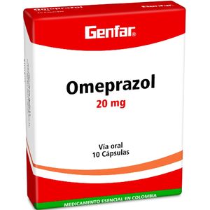 Genfar Omeprazol 20Mg Caja X 10 Capsulas