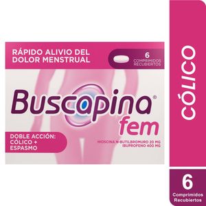 Buscapina Fem Caja X 6 Comprimidos