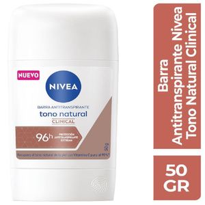 Desodorante Nivea Tono Natural Clinical Barra X 50g