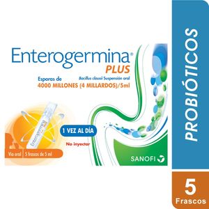 Enterogermina Plus Suspension Oral 5Ml X 5Und