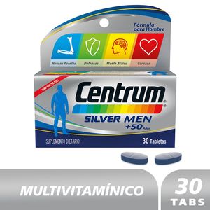 Centrum Silver Men +50 X 30 Tabletas