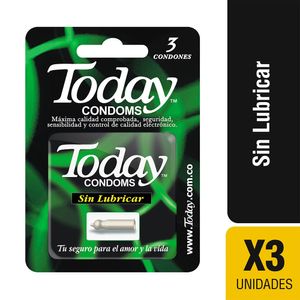 Condon Today Sin Lubricar X 3Und