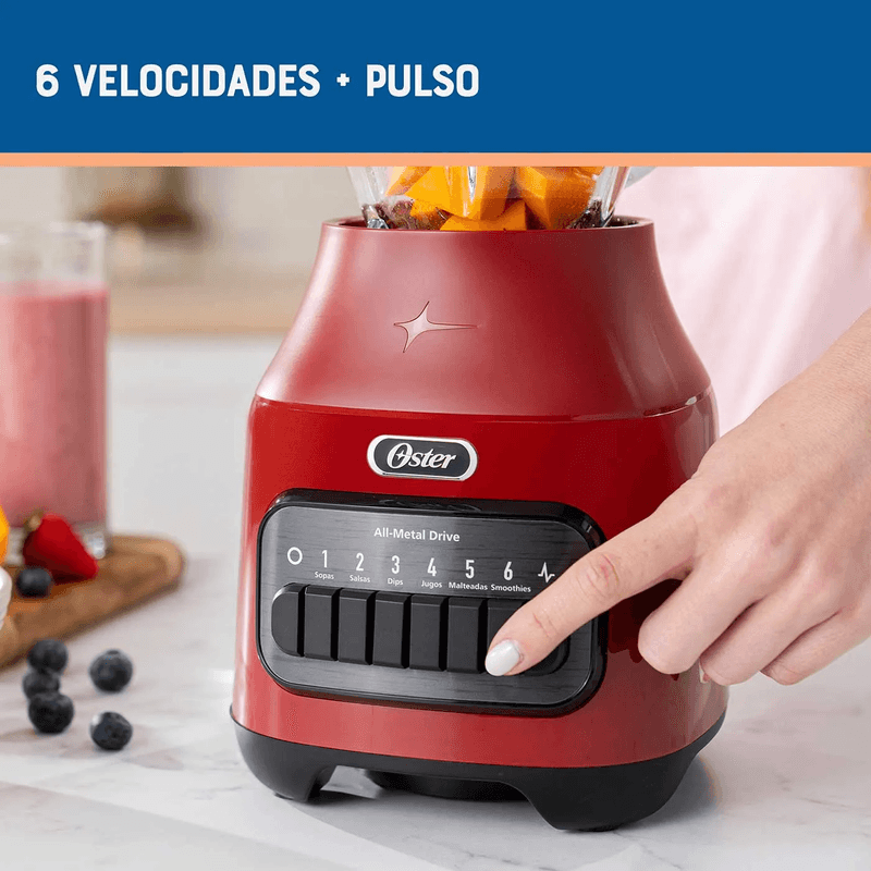 Licuadora oster blender roja sale