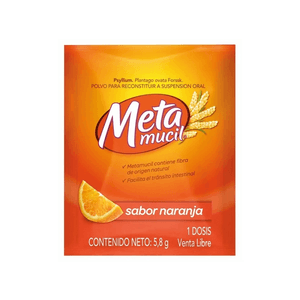 Metamucil Fibra Sabor Naranja