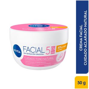 Crema Facial Nivea Cuidado Aclarado Natural 5 En 1 X 50Ml